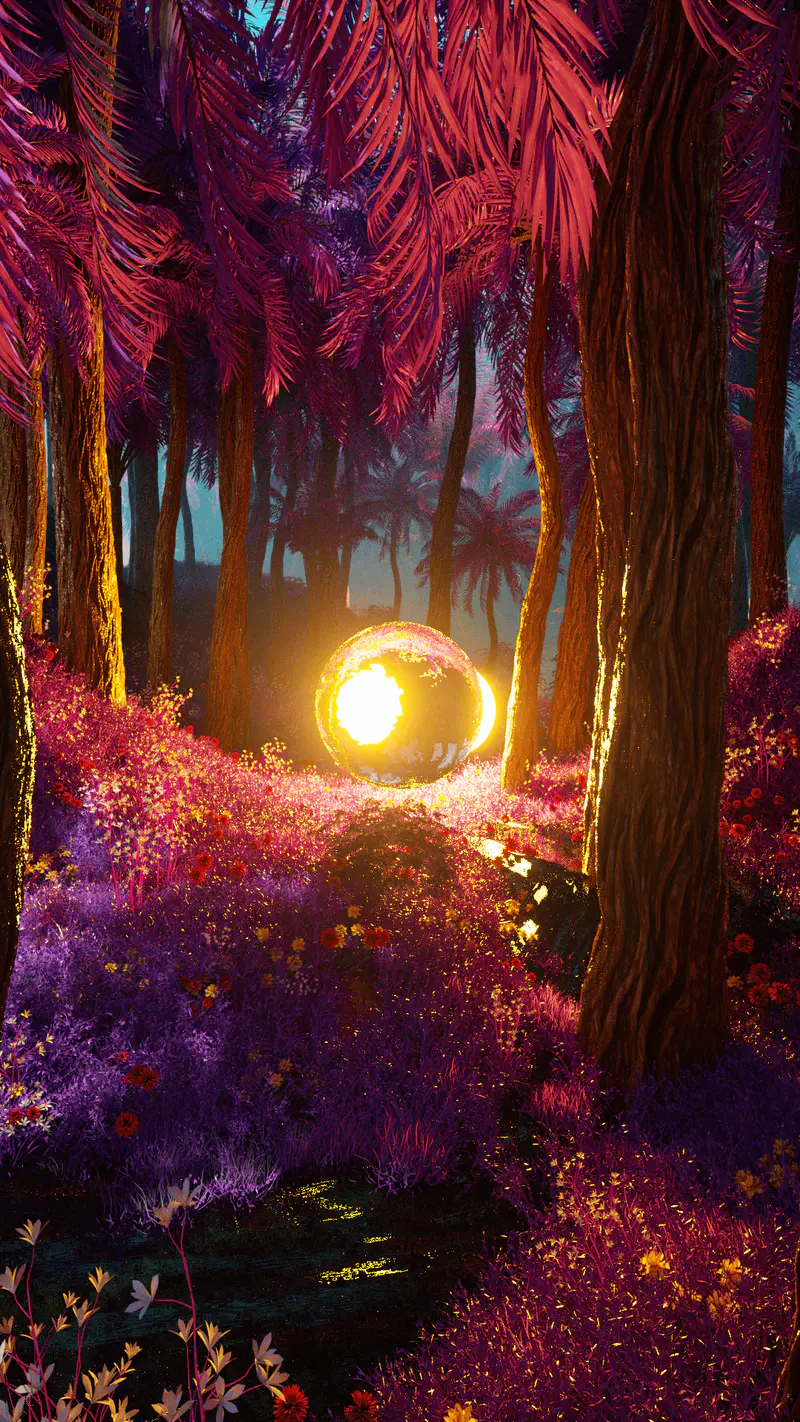 Purple Monthly Subscription #3, digital artwork by Ottis Ots