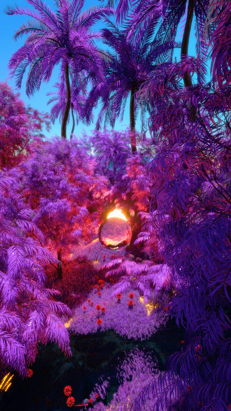 Purple Monthly Subscription #7, digital artwork by Ottis Ots